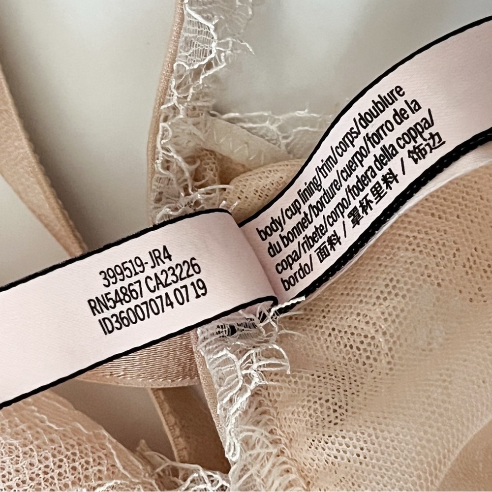 Victoria's Secret Lace Bralette Bra Size L - Picture 14 of 16